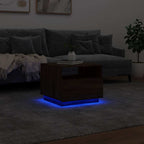 Salontafel Met Led-Verlichting 50X49X40 Cm