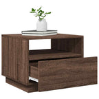 Salontafel Met Led-Verlichting 50X49X40 Cm