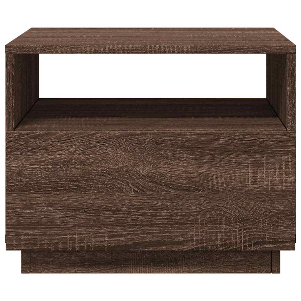 Salontafel Met Led-Verlichting 50X49X40 Cm