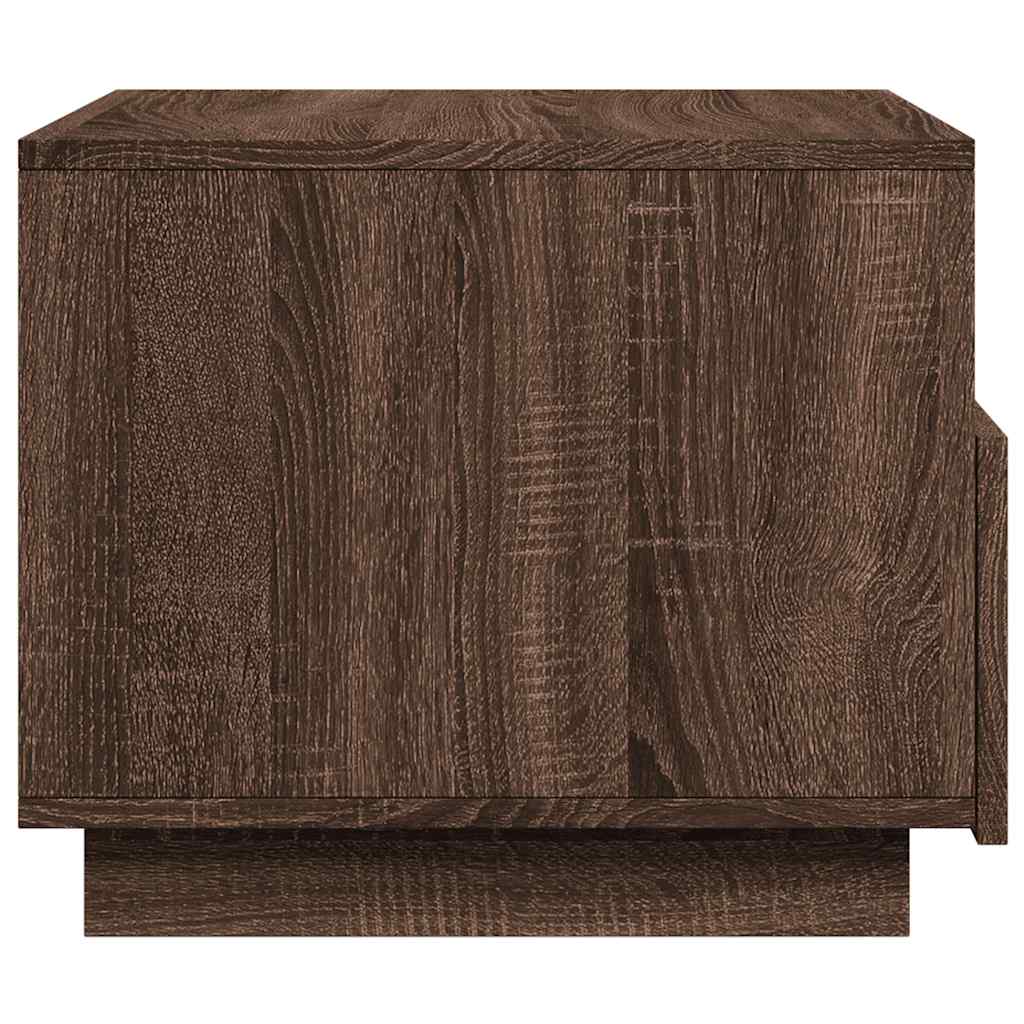 Salontafel Met Led-Verlichting 50X49X40 Cm