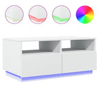 Salontafel Met Led-Verlichting 90X49X40 Cm
