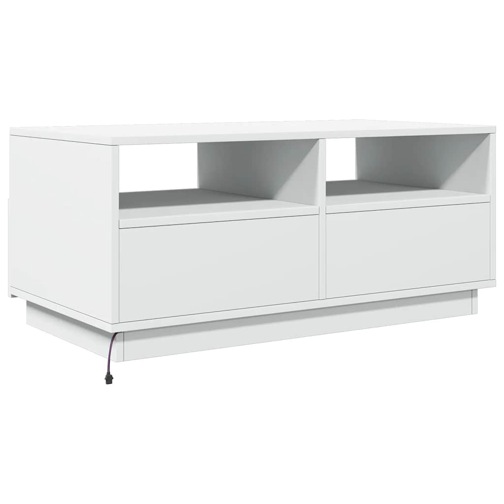 Salontafel Met Led-Verlichting 90X49X40 Cm