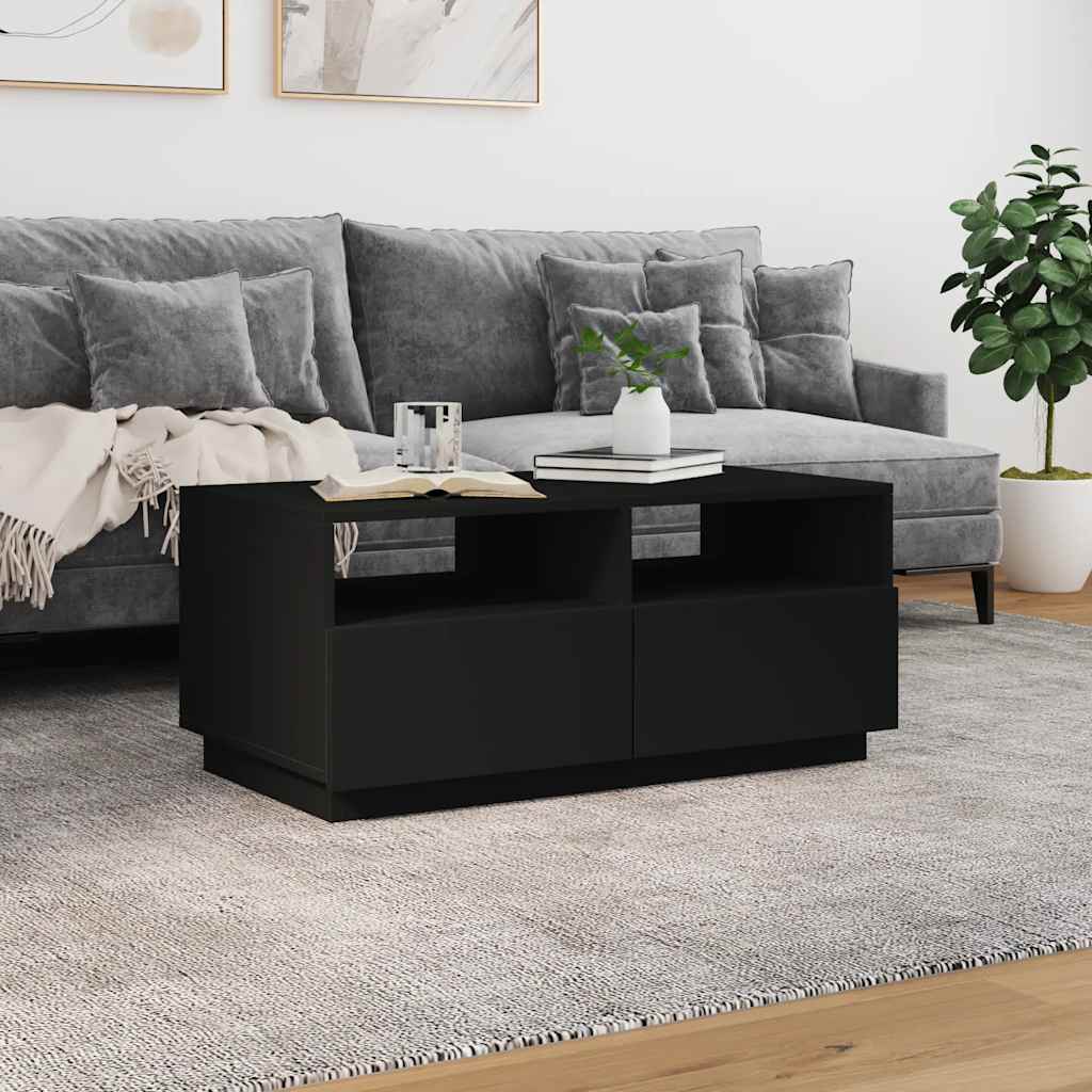 Salontafel Met Led-Verlichting 90X49X40 Cm