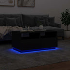 Salontafel Met Led-Verlichting 90X49X40 Cm