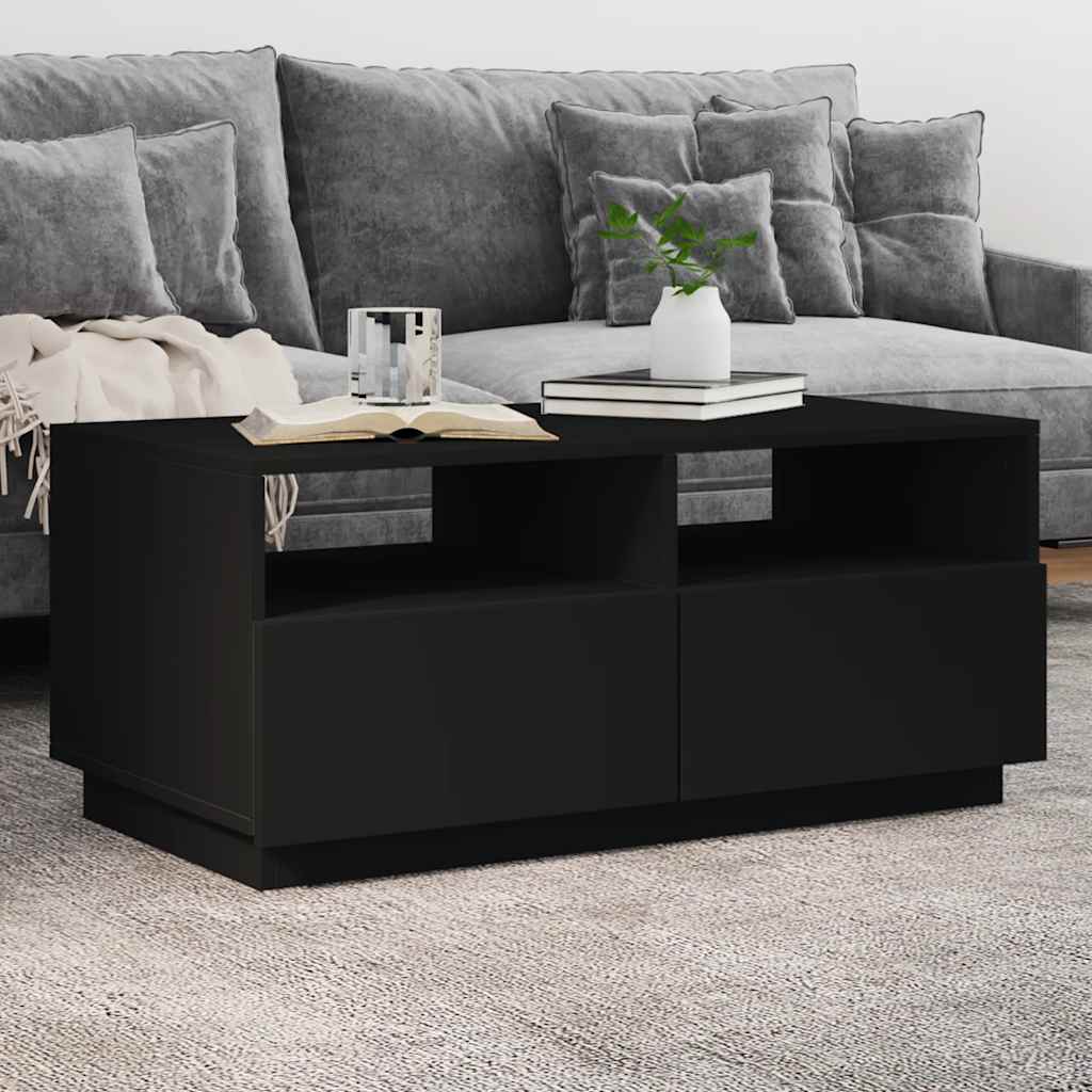 Salontafel Met Led-Verlichting 90X49X40 Cm