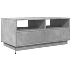 Salontafel Met Led-Verlichting 90X49X40 Cm