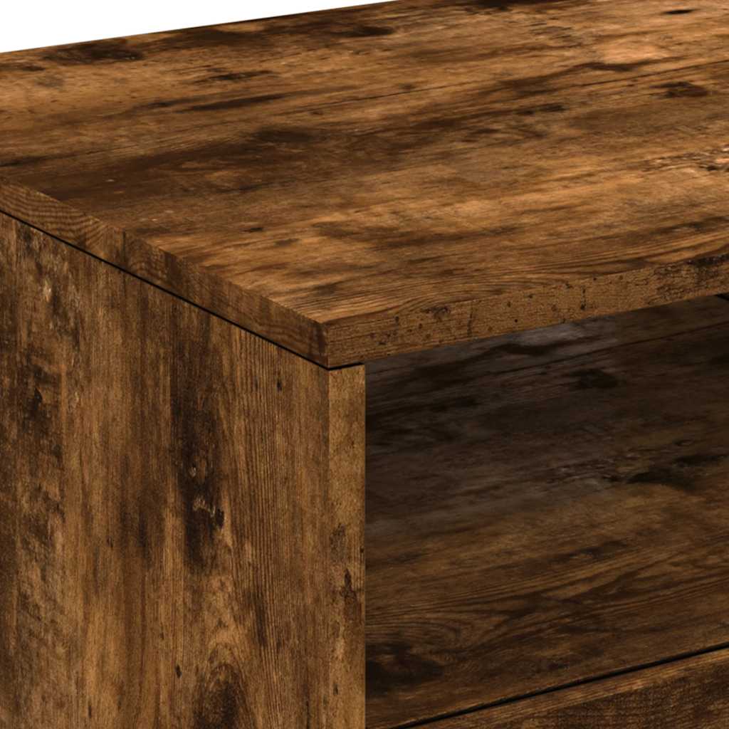 Salontafel Met Led-Verlichting 90X49X40 Cm Kleurig