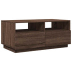 Salontafel Met Led-Verlichting 90X49X40 Cm