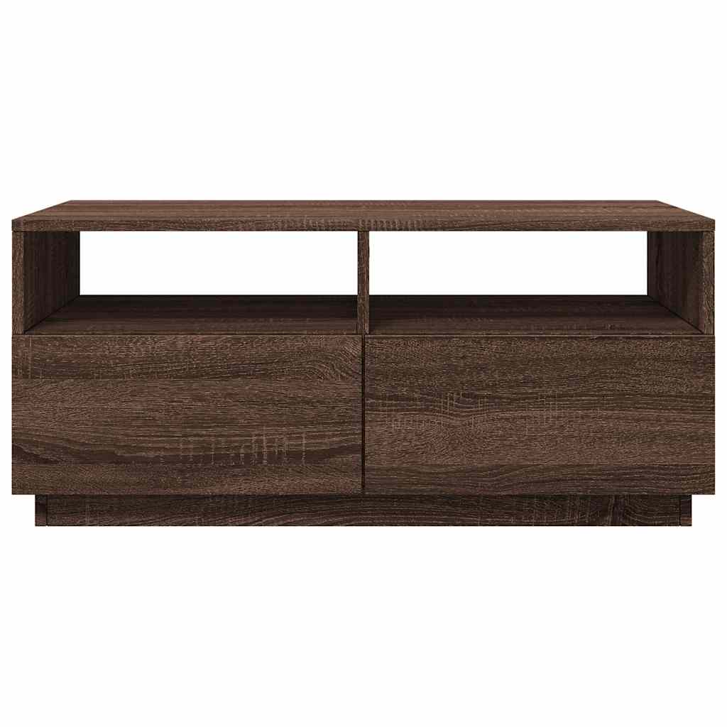 Salontafel Met Led-Verlichting 90X49X40 Cm