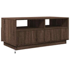 Salontafel Met Led-Verlichting 90X49X40 Cm