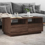 Salontafel Met Led-Verlichting 90X49X40 Cm