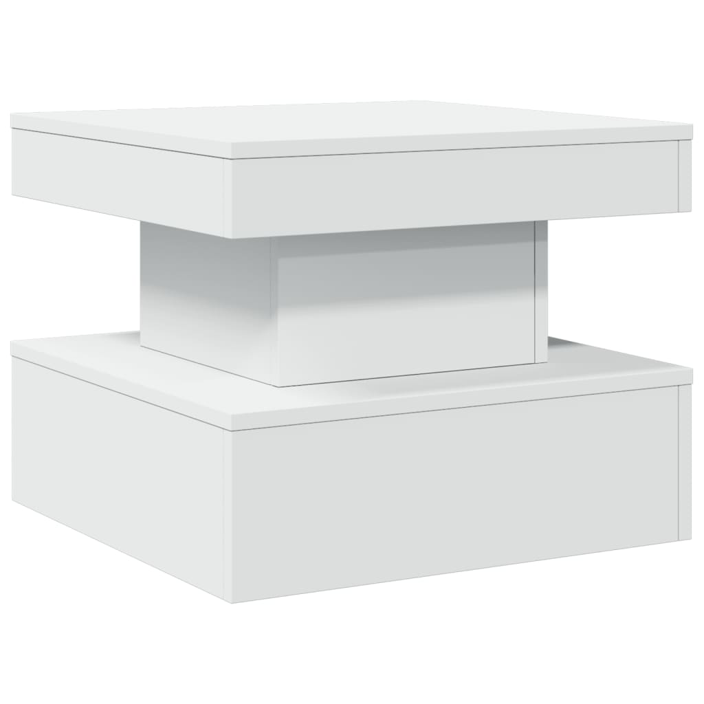 Salontafel Met Led-Verlichting 50X50X40 Cm