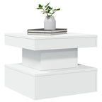 Salontafel Met Led-Verlichting 50X50X40 Cm