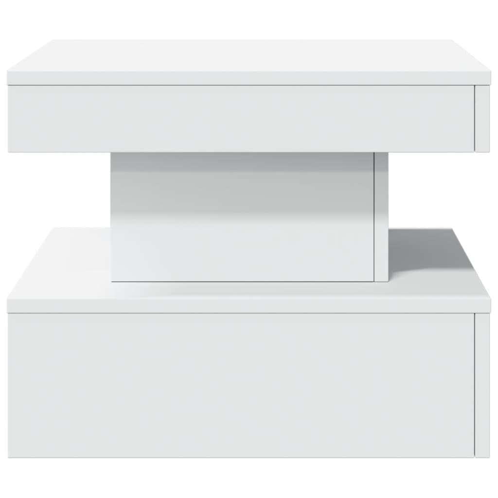 Salontafel Met Led-Verlichting 50X50X40 Cm