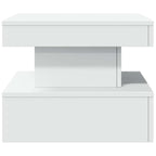 Salontafel Met Led-Verlichting 50X50X40 Cm
