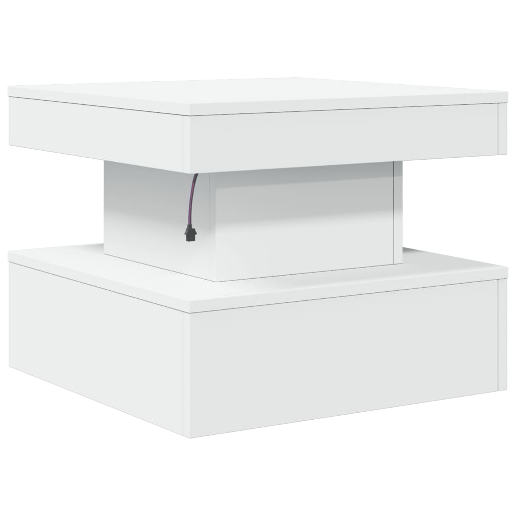 Salontafel Met Led-Verlichting 50X50X40 Cm