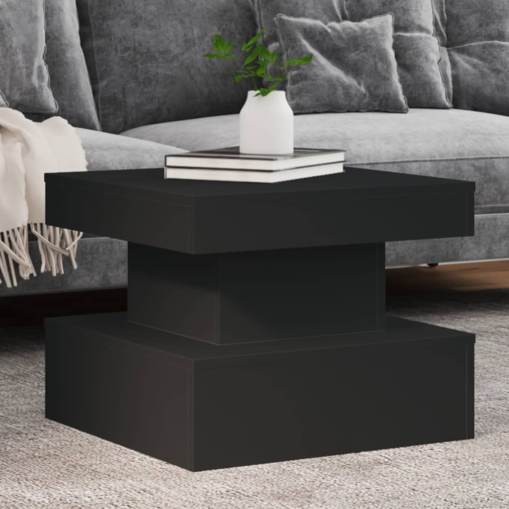 Salontafel Met Led-Verlichting 50X50X40 Cm