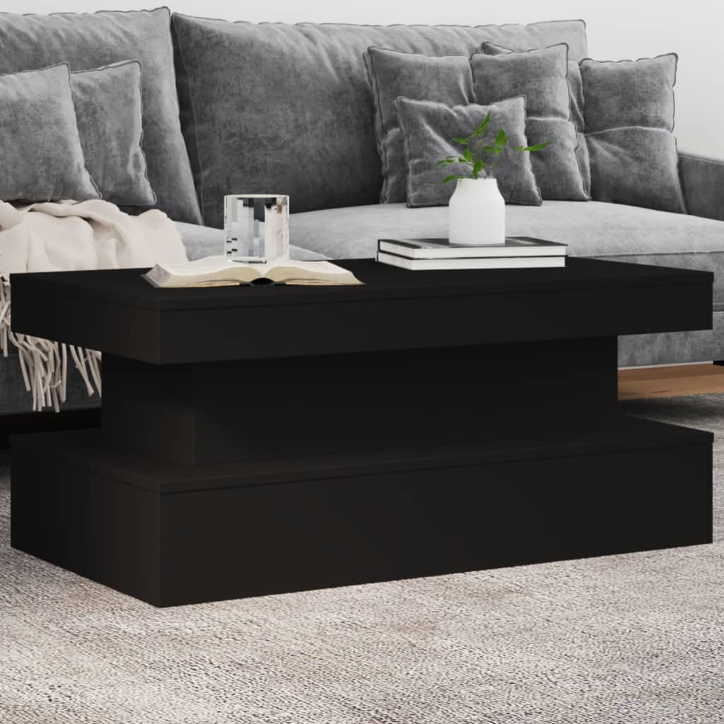 Salontafel Met Led-Verlichting 50X50X40 Cm