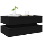 Salontafel Met Led-Verlichting 90X50X40 Cm