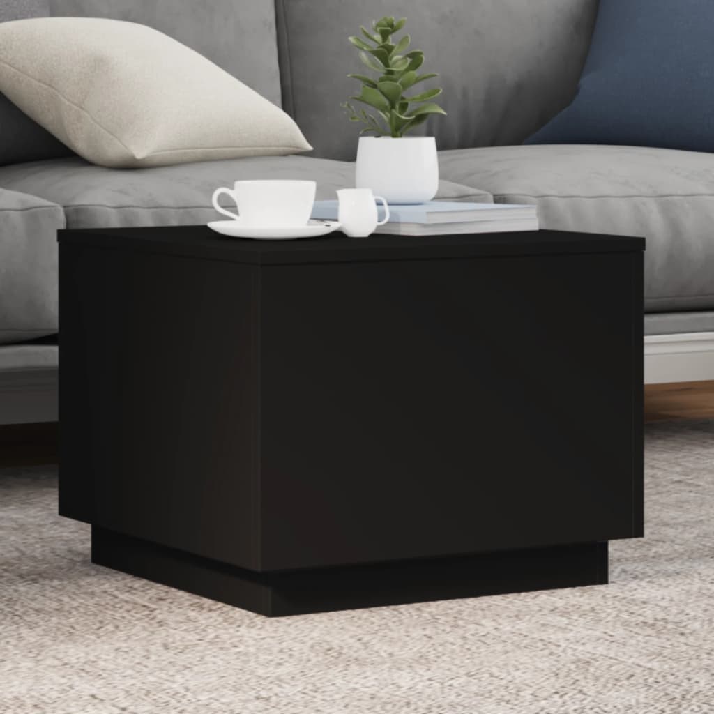Salontafel Met Led-Verlichting 90X50X40 Cm