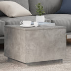 Salontafel Met Led-Verlichting 90X50X40 Cm
