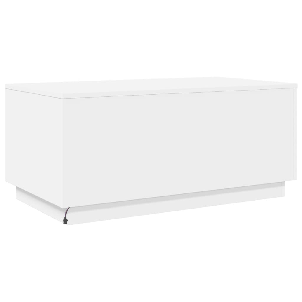 Salontafel Met Led-Verlichting 90X50X40 Cm