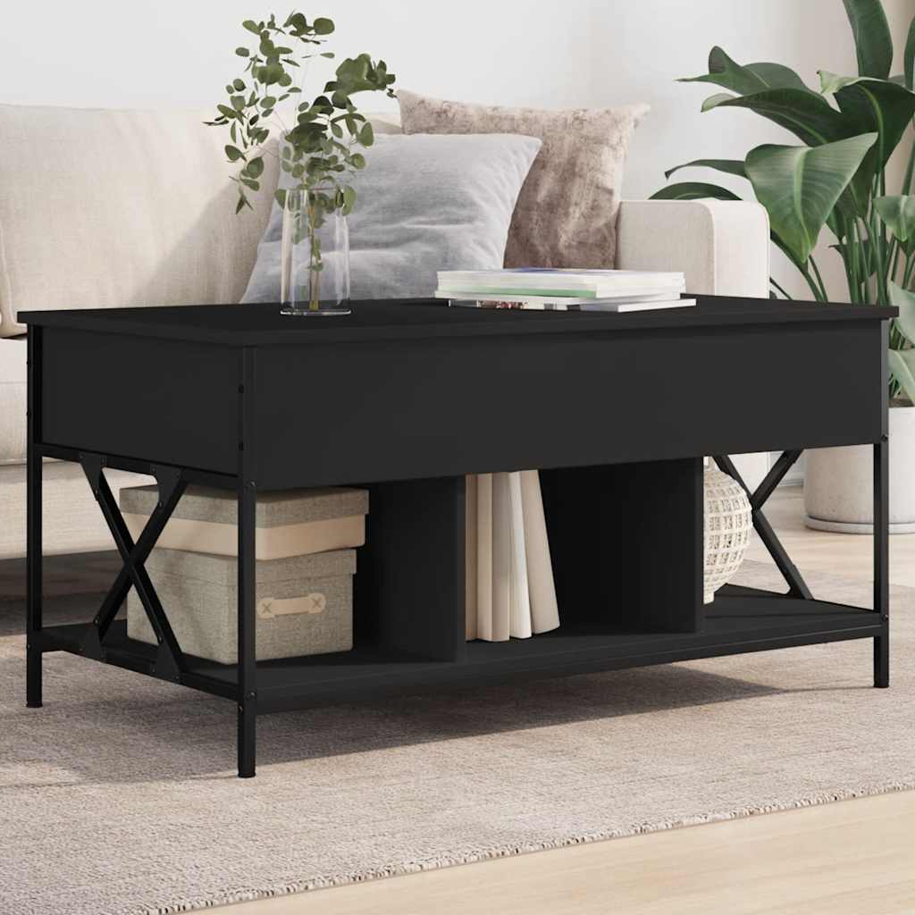 Salontafel 100X55X50 Cm Bewerkt Hout En Metaal
