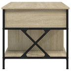 Salontafel 100X55X50 Cm Bewerkt Hout En Metaal