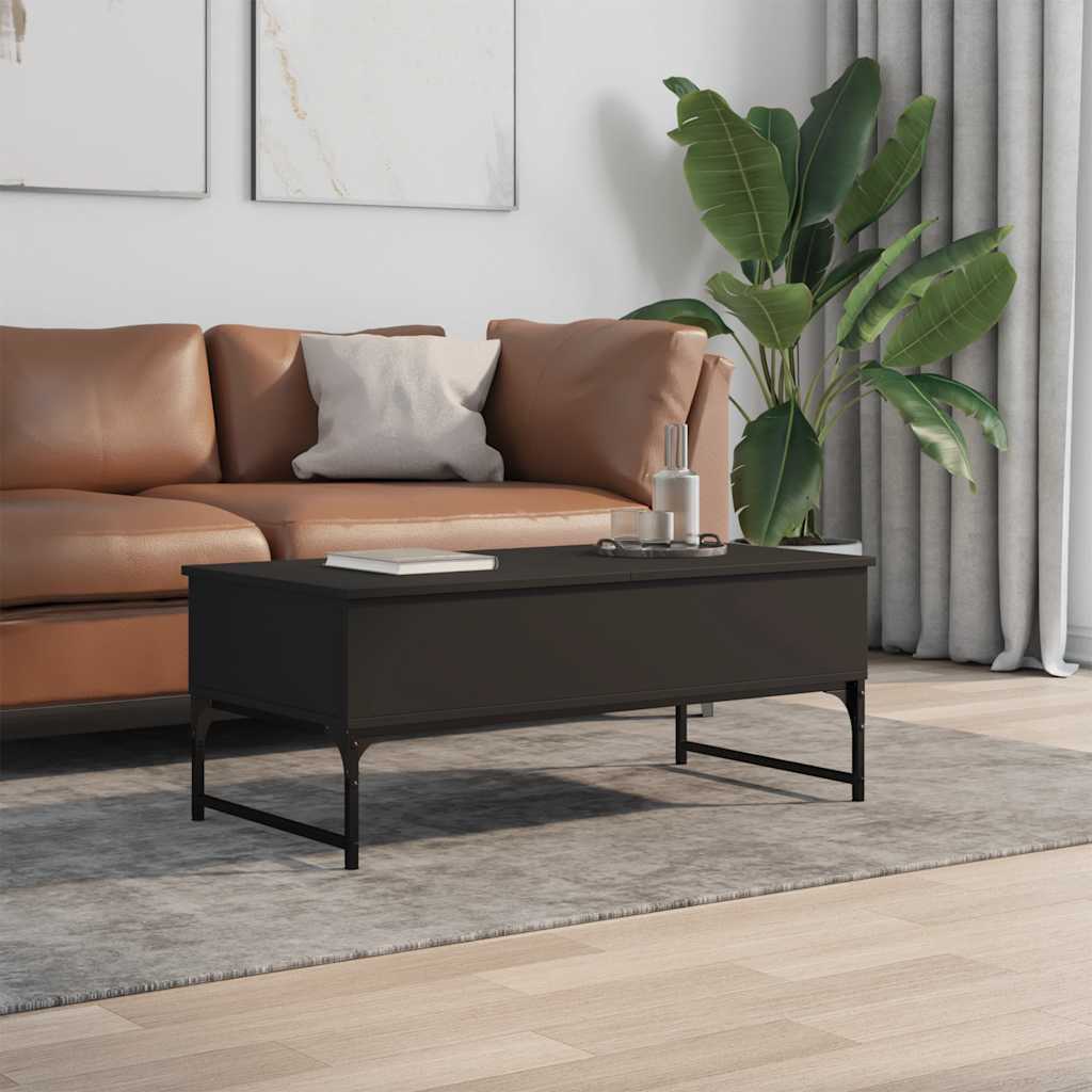 Salontafel 100X50X40 Cm Bewerkt Hout En Metaal