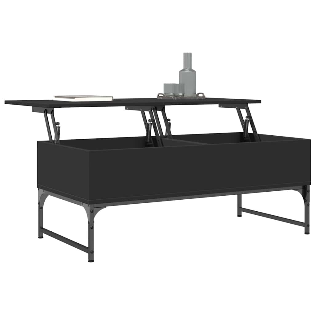 Salontafel 100X50X40 Cm Bewerkt Hout En Metaal