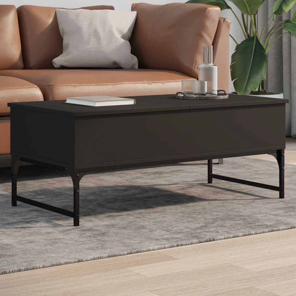 Salontafel 100X50X40 Cm Bewerkt Hout En Metaal