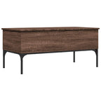 Salontafel 100X50X45 Cm Bewerkt Hout En Metaal
