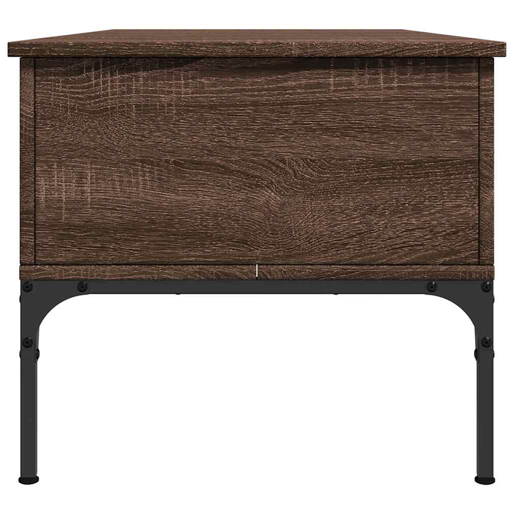 Salontafel 100X50X45 Cm Bewerkt Hout En Metaal