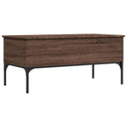 Salontafel 100X50X45 Cm Bewerkt Hout En Metaal