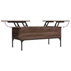 Salontafel 100X50X45 Cm Bewerkt Hout En Metaal