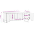 Salontafel 100X55X40 Cm