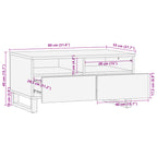 Salontafel 80X55X40 Cm