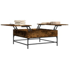 Salontafel 95X95X45 Cm Bewerkt Hout En Metaal