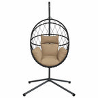 Hangstoel Met Standaard Rattan En Staal