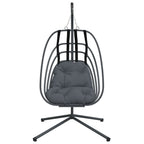 Hangstoel Met Standaard Staal Antracietkleurig