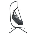Hangstoel Met Standaard Staal Antracietkleurig