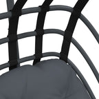 Hangstoel Met Standaard Staal Antracietkleurig