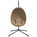 Hangstoel Met Standaard Rattan En Staal