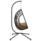 Hangstoel Met Standaard Rattan En Staal