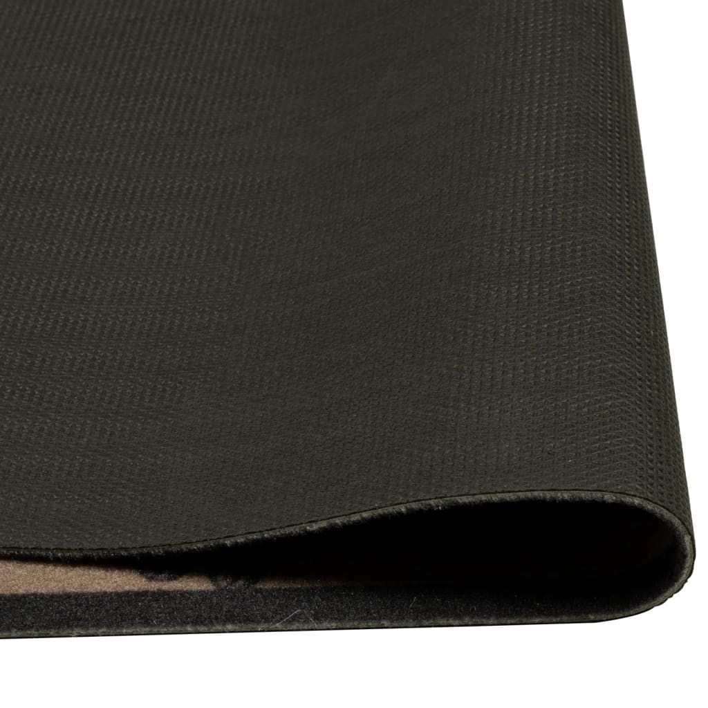 Keukenmat Wasbaar Ochtendprint Fluweel Bruin Donkerbruin