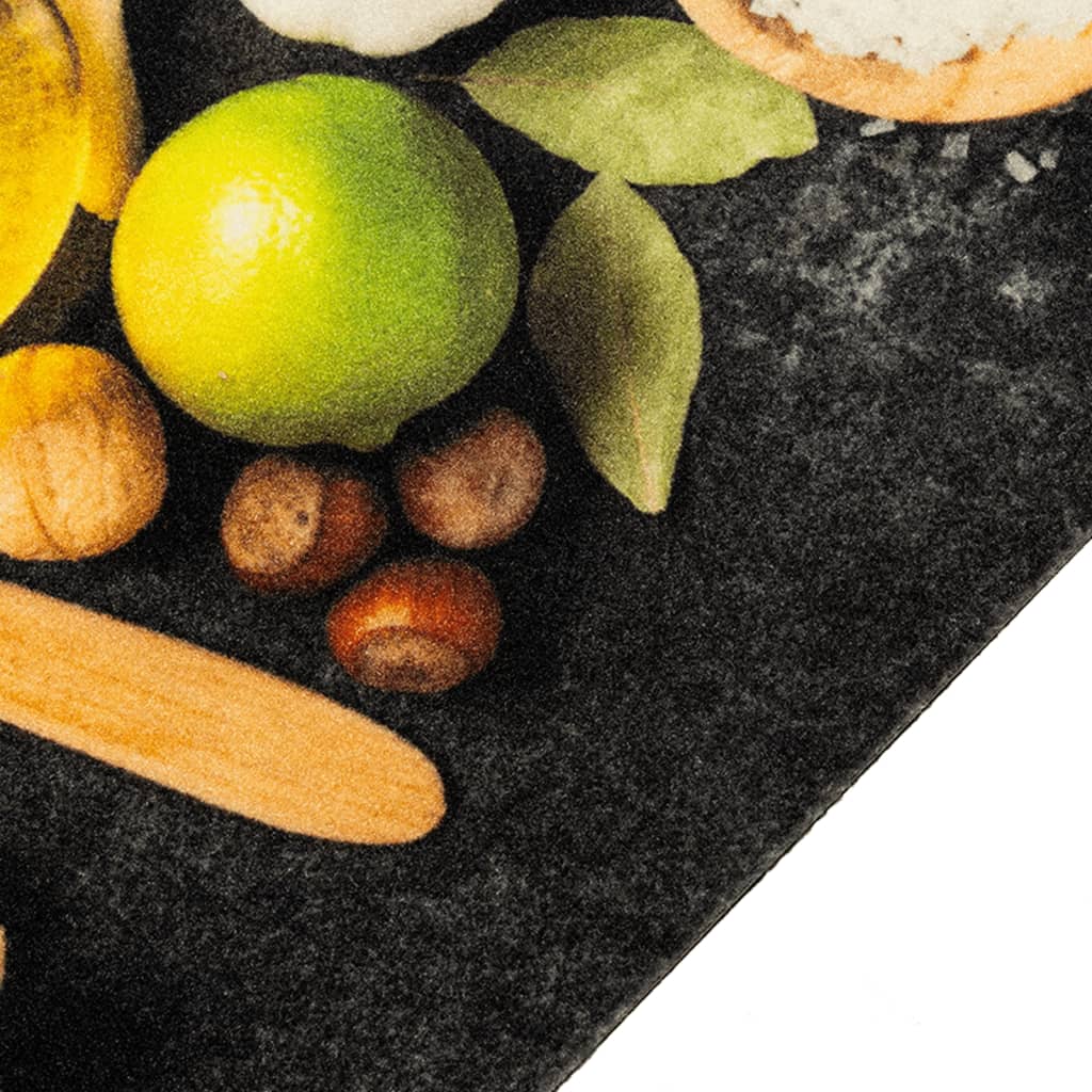 Keukenmat Wasbaar Kruidenprint Fluweel Specerijen