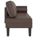 Chaise Longue Met Kussens Kunstleer