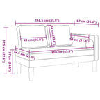 Chaise Longue Met Kussens Kunstleer