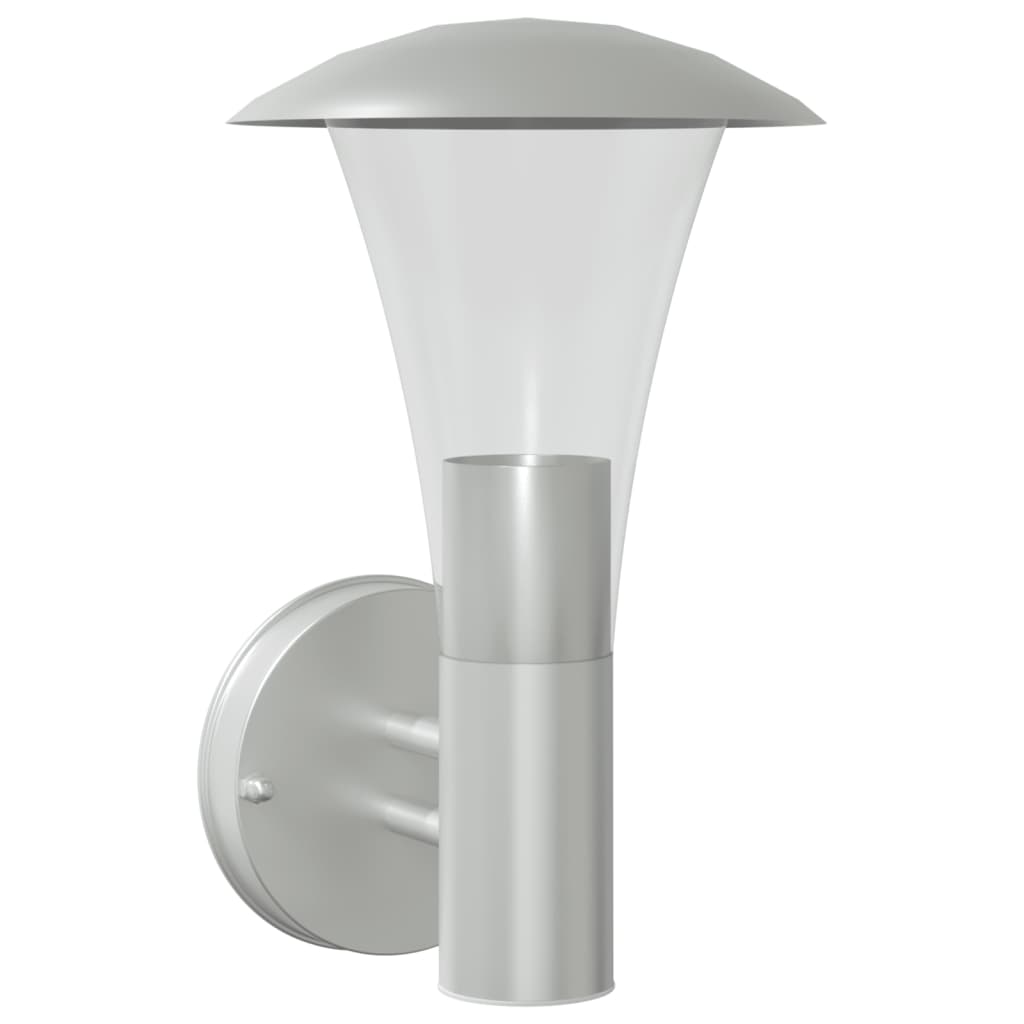 Buitenwandlamp Roestvrij Staal Kleurig Zilver