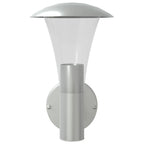 Buitenwandlamp Roestvrij Staal Kleurig Zilver
